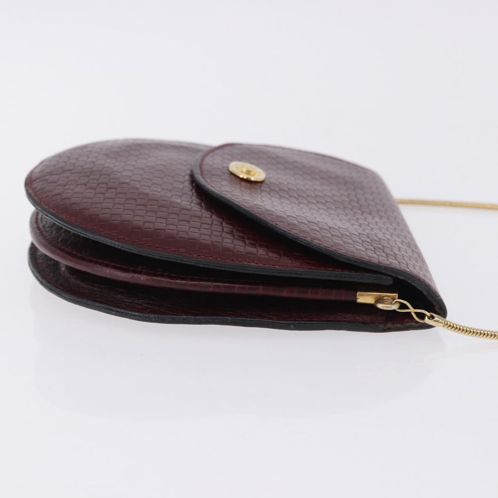 Celine Burgundy Rounded Crossbody