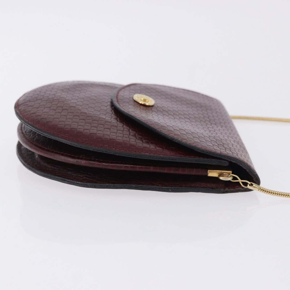 Celine Burgundy Rounded Crossbody