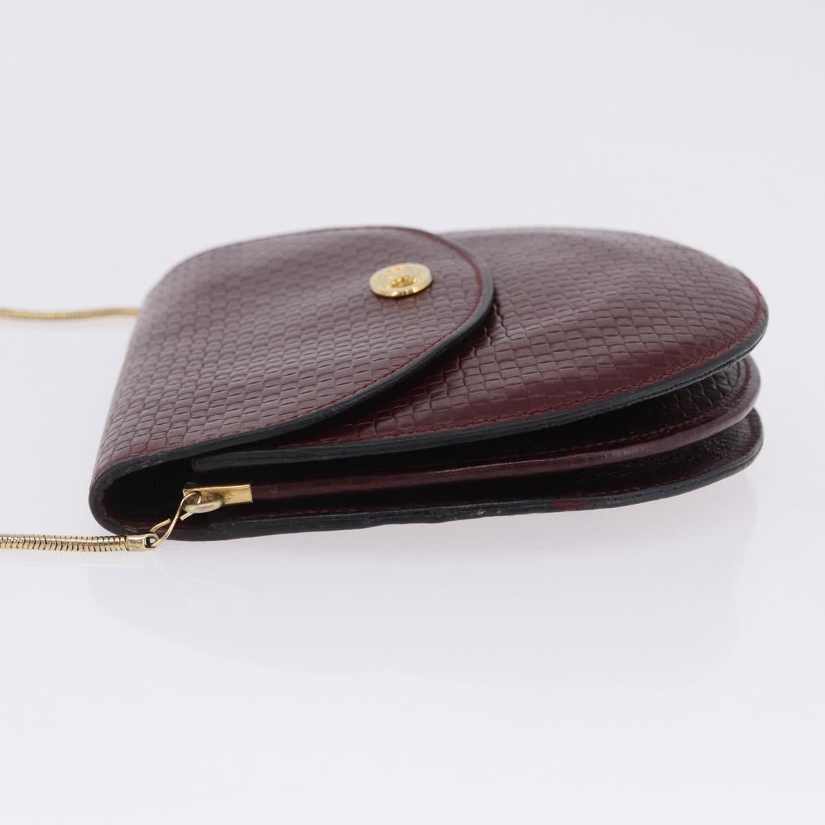 Celine Burgundy Rounded Crossbody