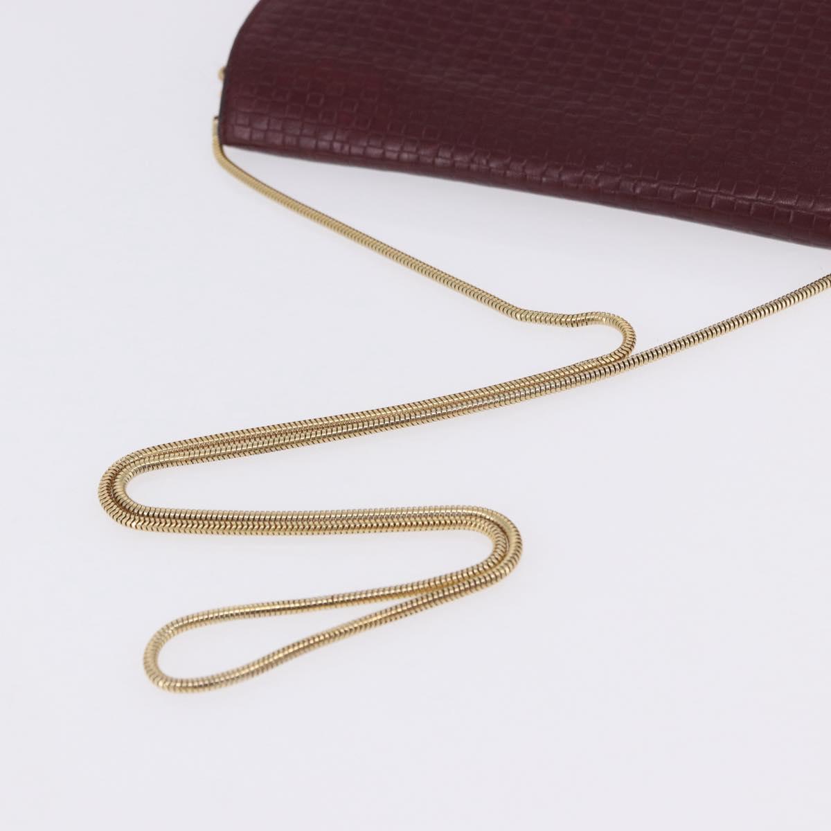 Celine Burgundy Rounded Crossbody