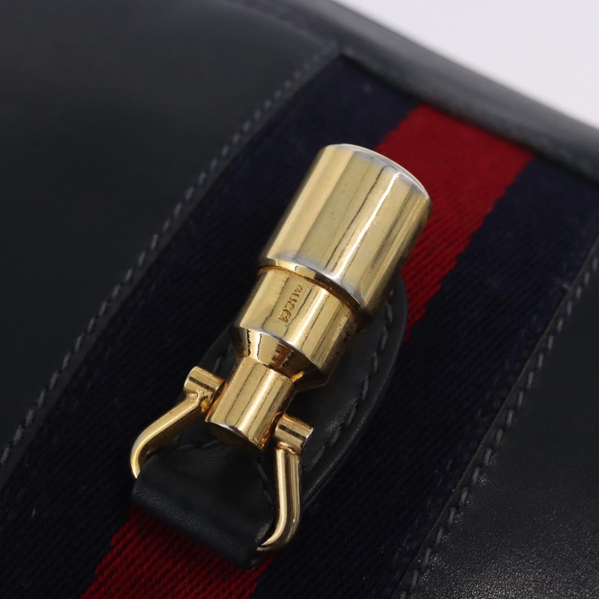 Gucci Navy Leather Jackie