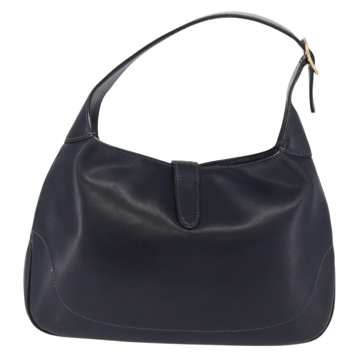 Gucci Navy Leather Jackie
