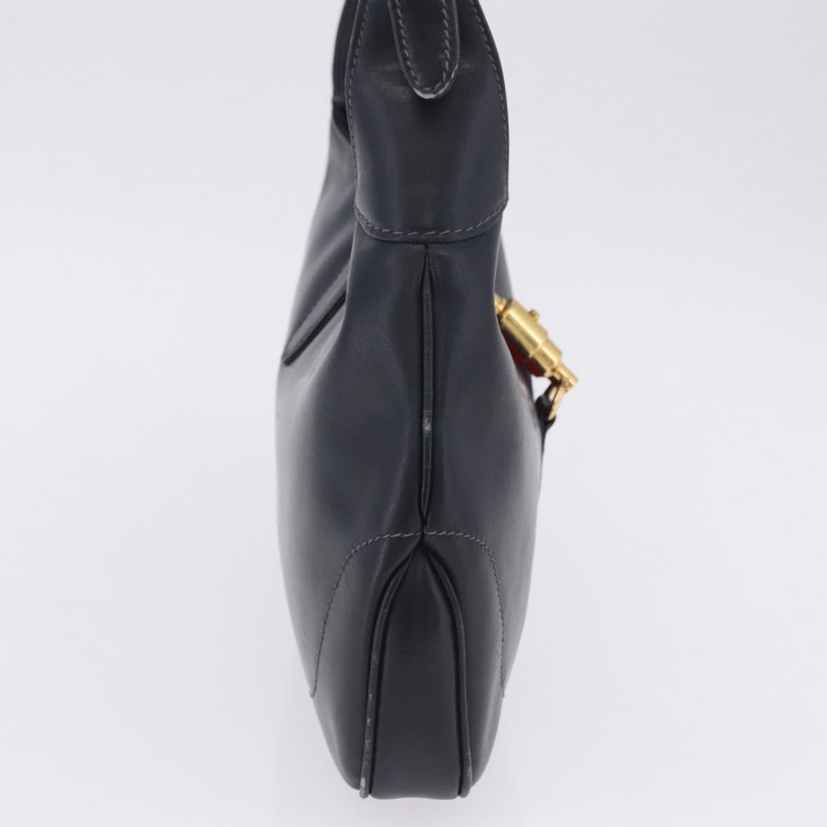 Gucci Navy Leather Jackie