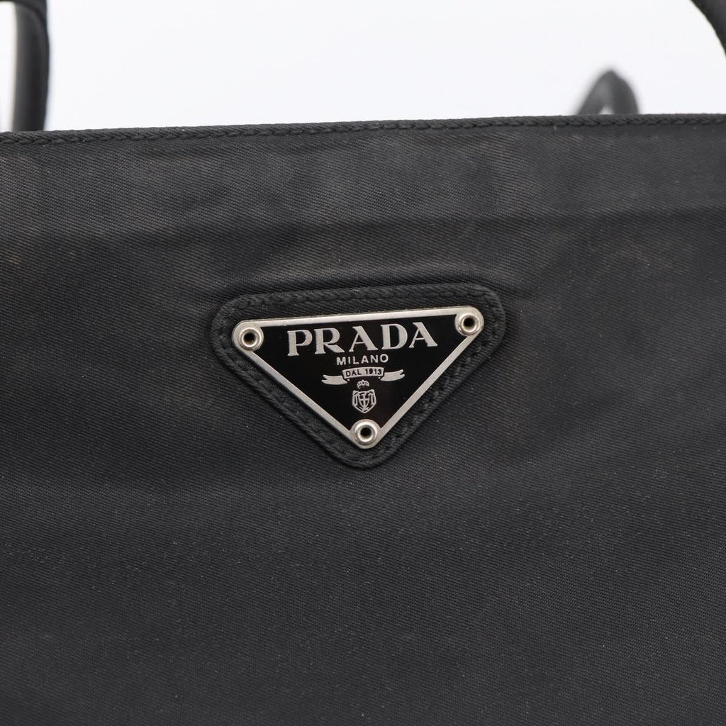 Prada Small Black Nylon Tote