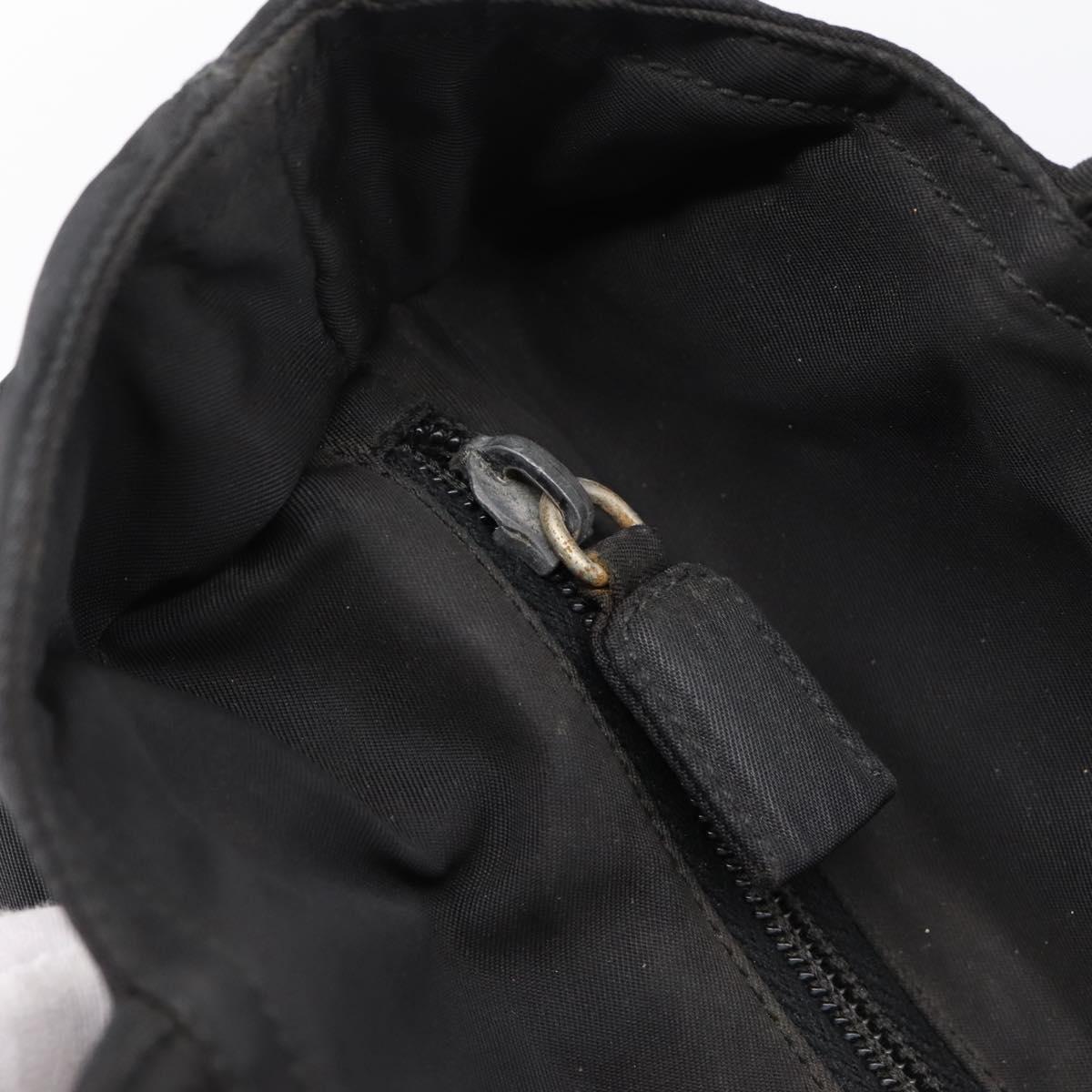 Prada Small Black Nylon Tote