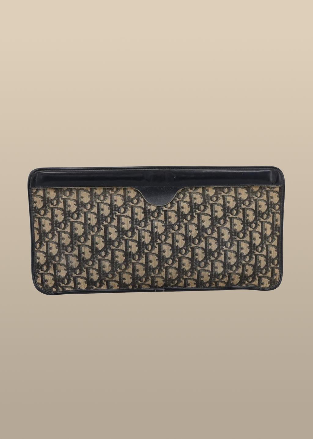 Dior Navy Monogram Clutch