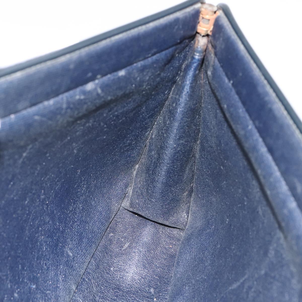Dior Navy Monogram Clutch