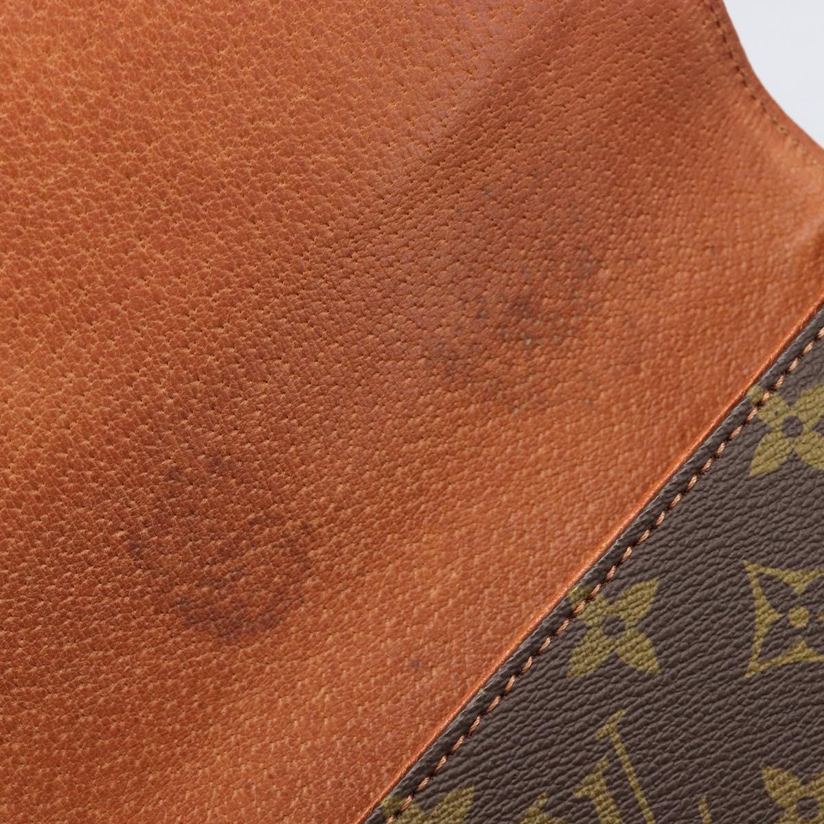 Louis Vuitton Monogram Brown Trimmed Clutch