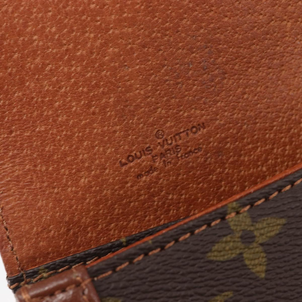 Louis Vuitton Monogram Brown Trimmed Clutch