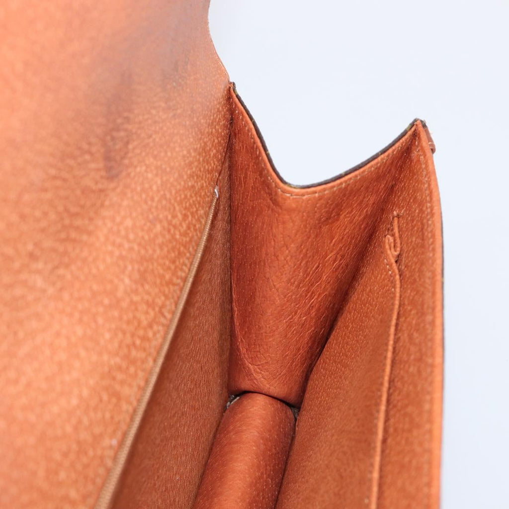 Louis Vuitton Monogram Brown Trimmed Clutch