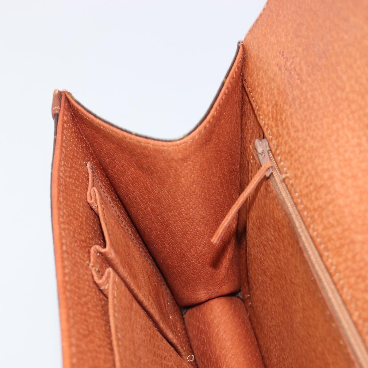 Louis Vuitton Monogram Brown Trimmed Clutch