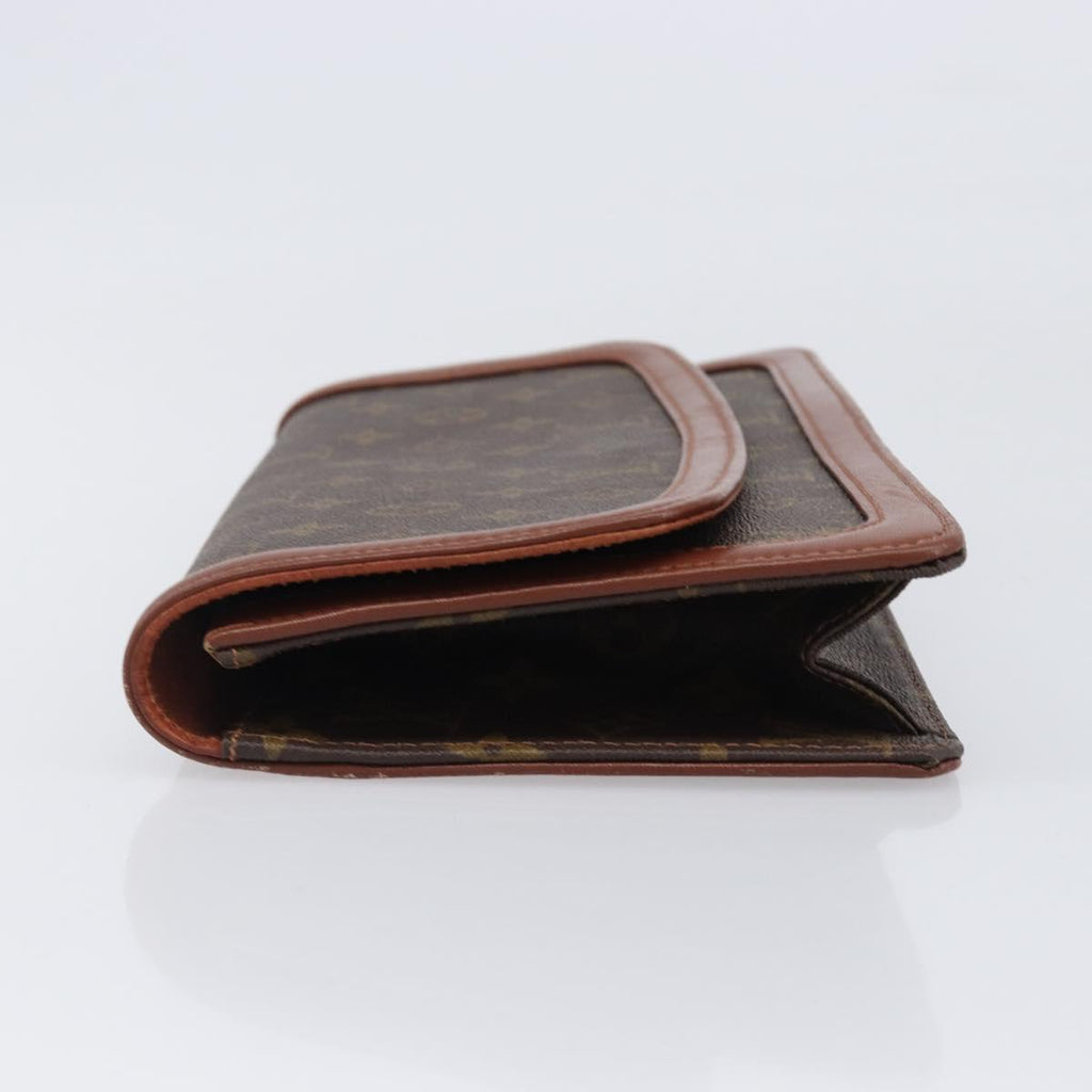 Louis Vuitton Monogram Brown Trimmed Clutch