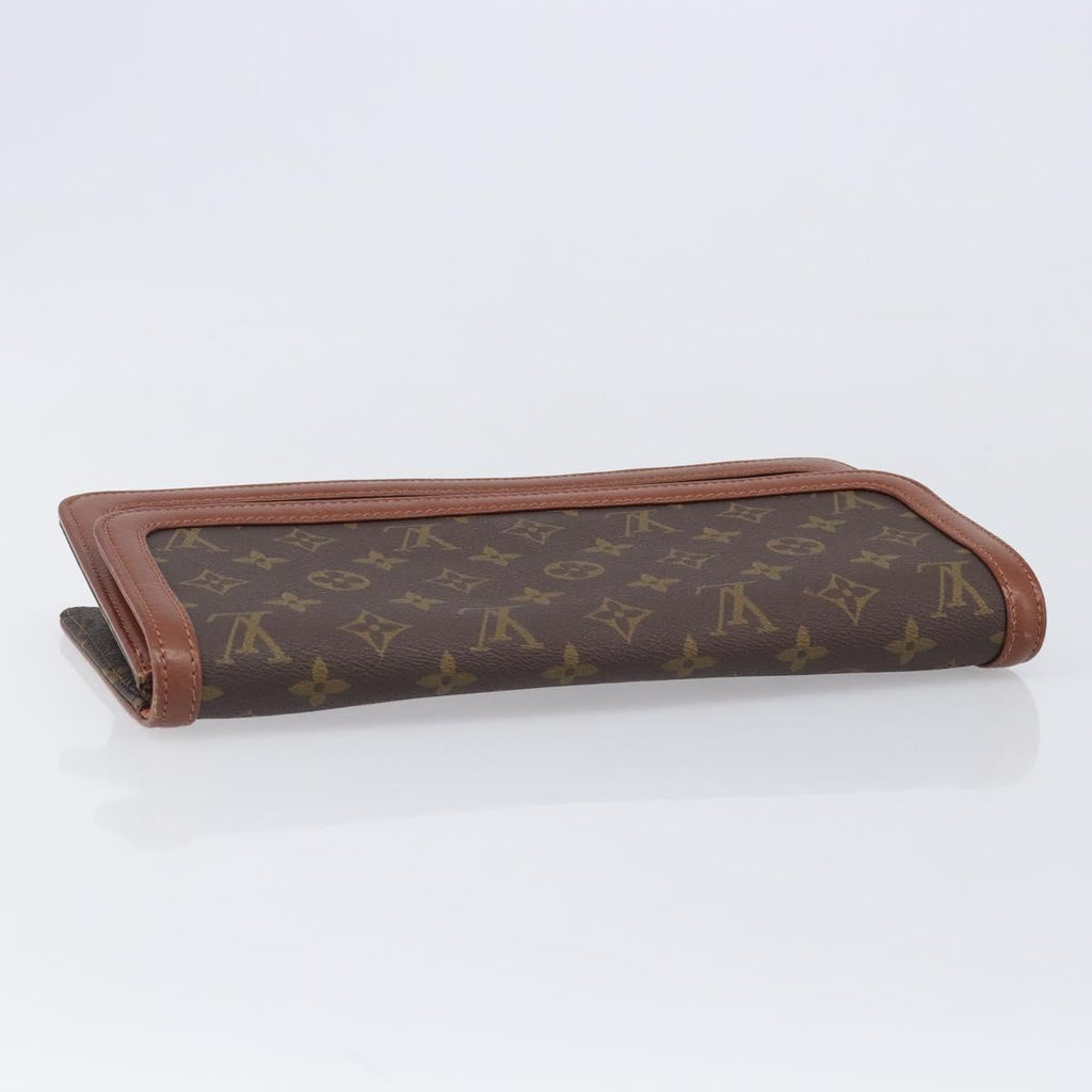 Louis Vuitton Monogram Brown Trimmed Clutch