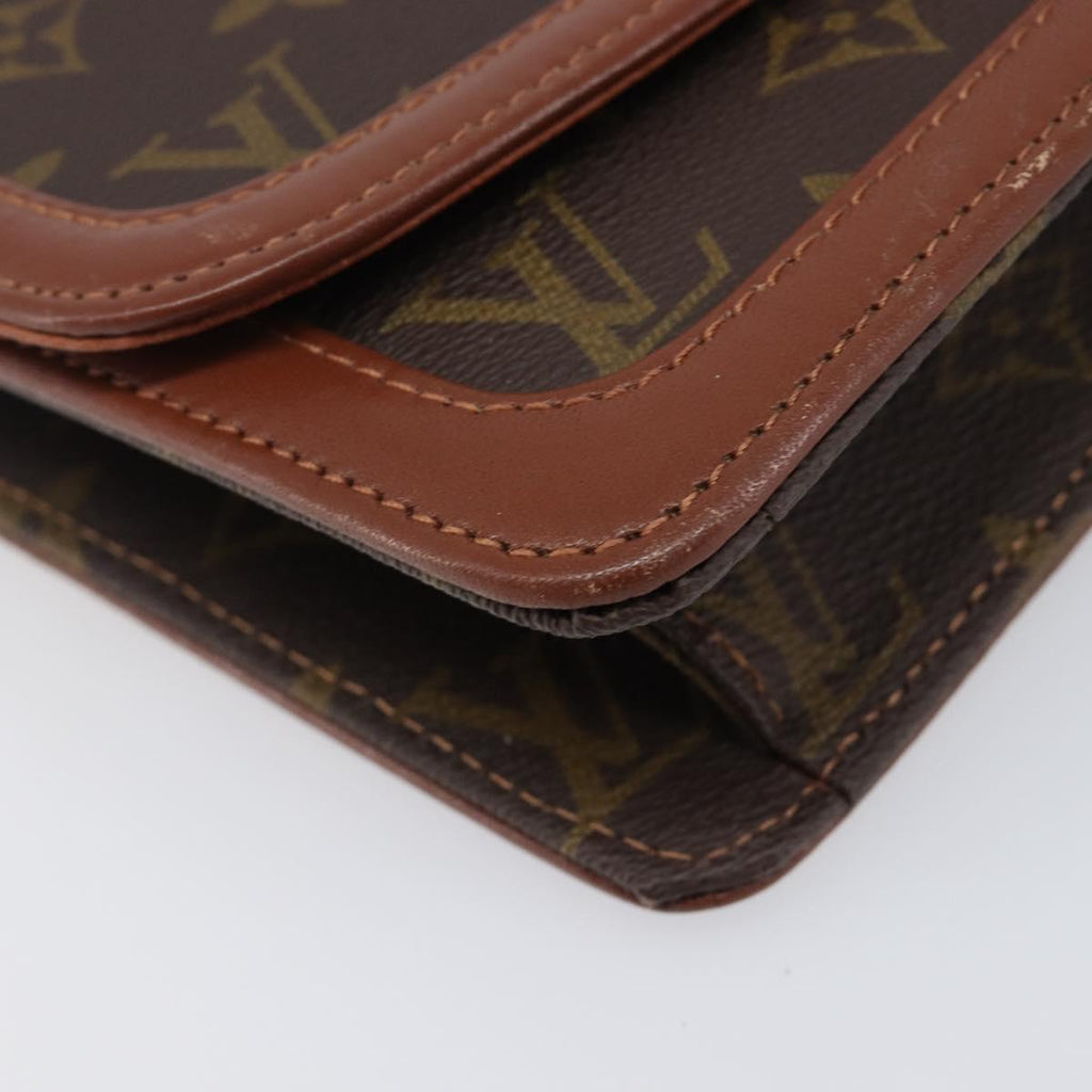 Louis Vuitton Monogram Brown Trimmed Clutch