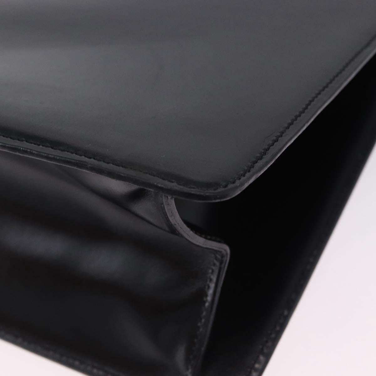Celine Black Leather Shoulder Bag
