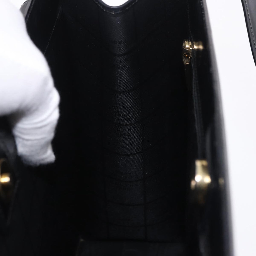Celine Black Leather Shoulder Bag