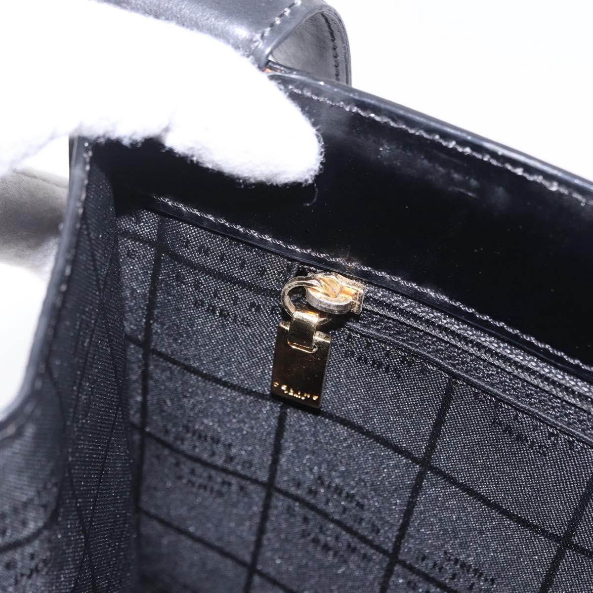Celine Black Leather Shoulder Bag
