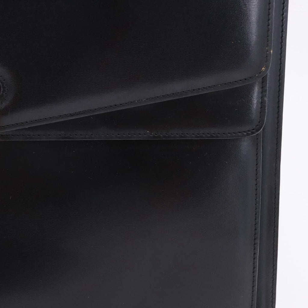 Celine Black Leather Shoulder Bag