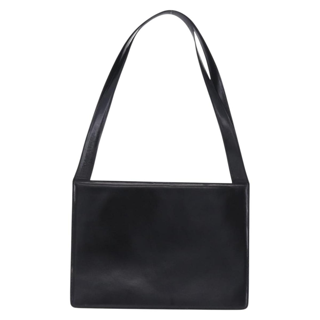 Celine Black Leather Shoulder Bag