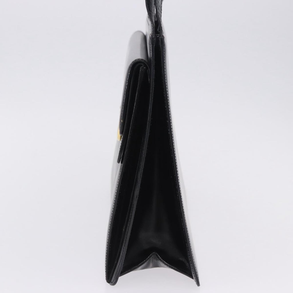 Celine Black Leather Shoulder Bag