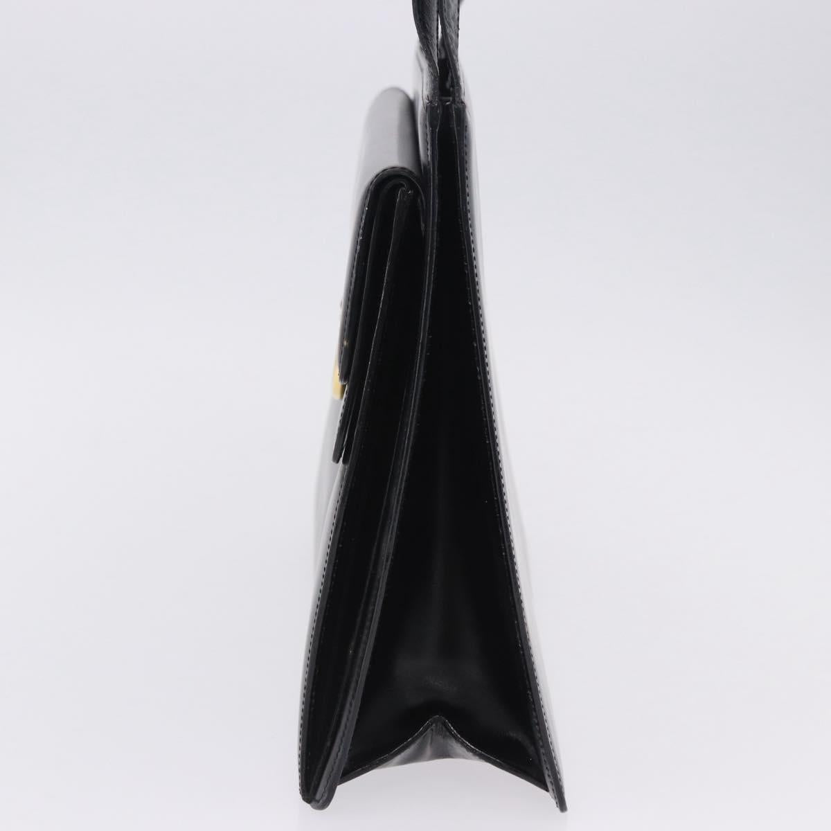 Celine Black Leather Shoulder Bag