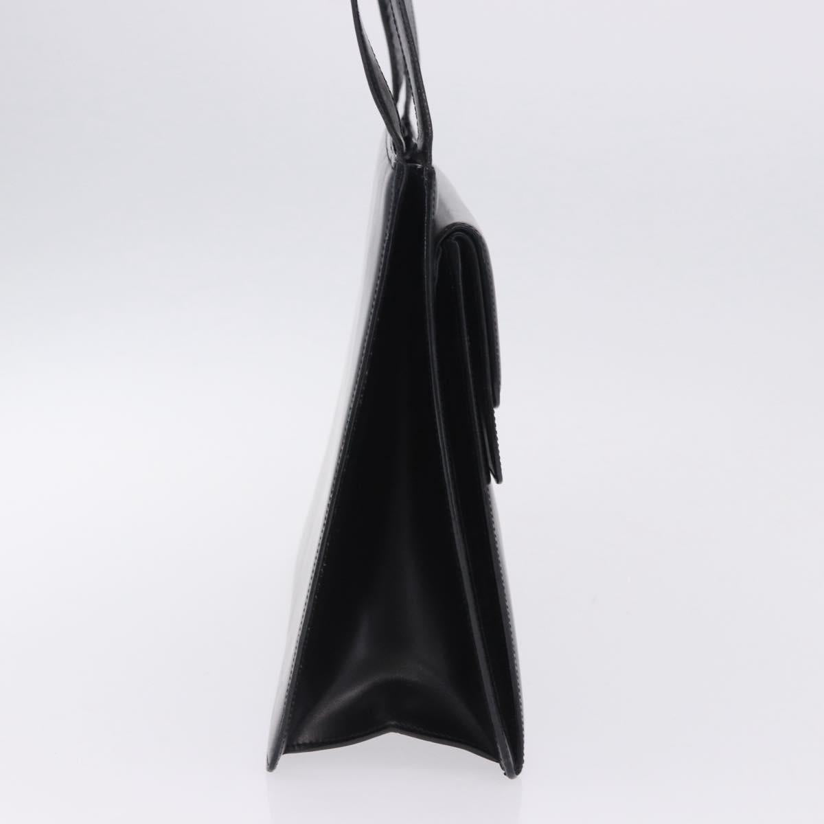 Celine Black Leather Shoulder Bag