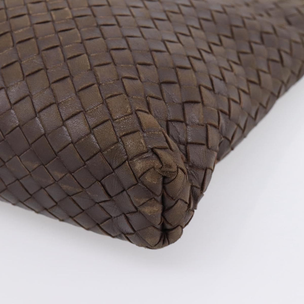 Bottega Veneta Intrecciato Brown Shoulder Bag