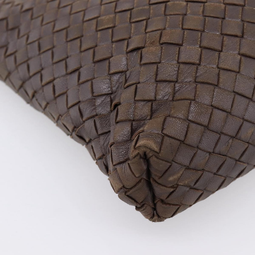 Bottega Veneta Intrecciato Brown Shoulder Bag