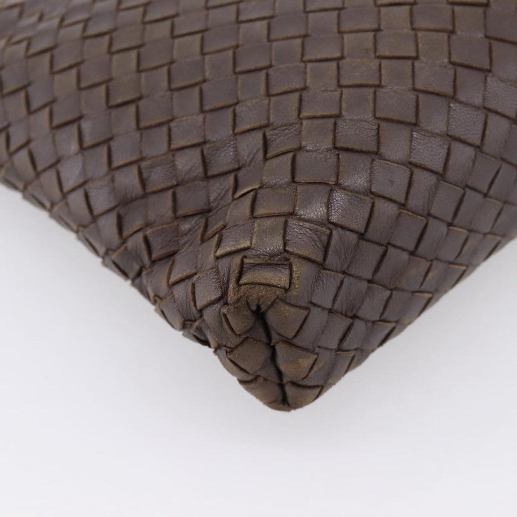 Bottega Veneta Intrecciato Brown Shoulder Bag