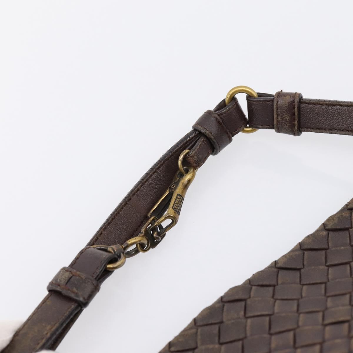 Bottega Veneta Intrecciato Brown Shoulder Bag