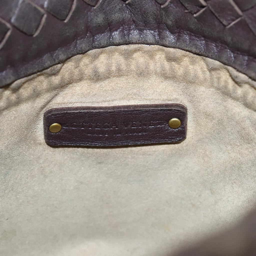 Bottega Veneta Intrecciato Brown Shoulder Bag