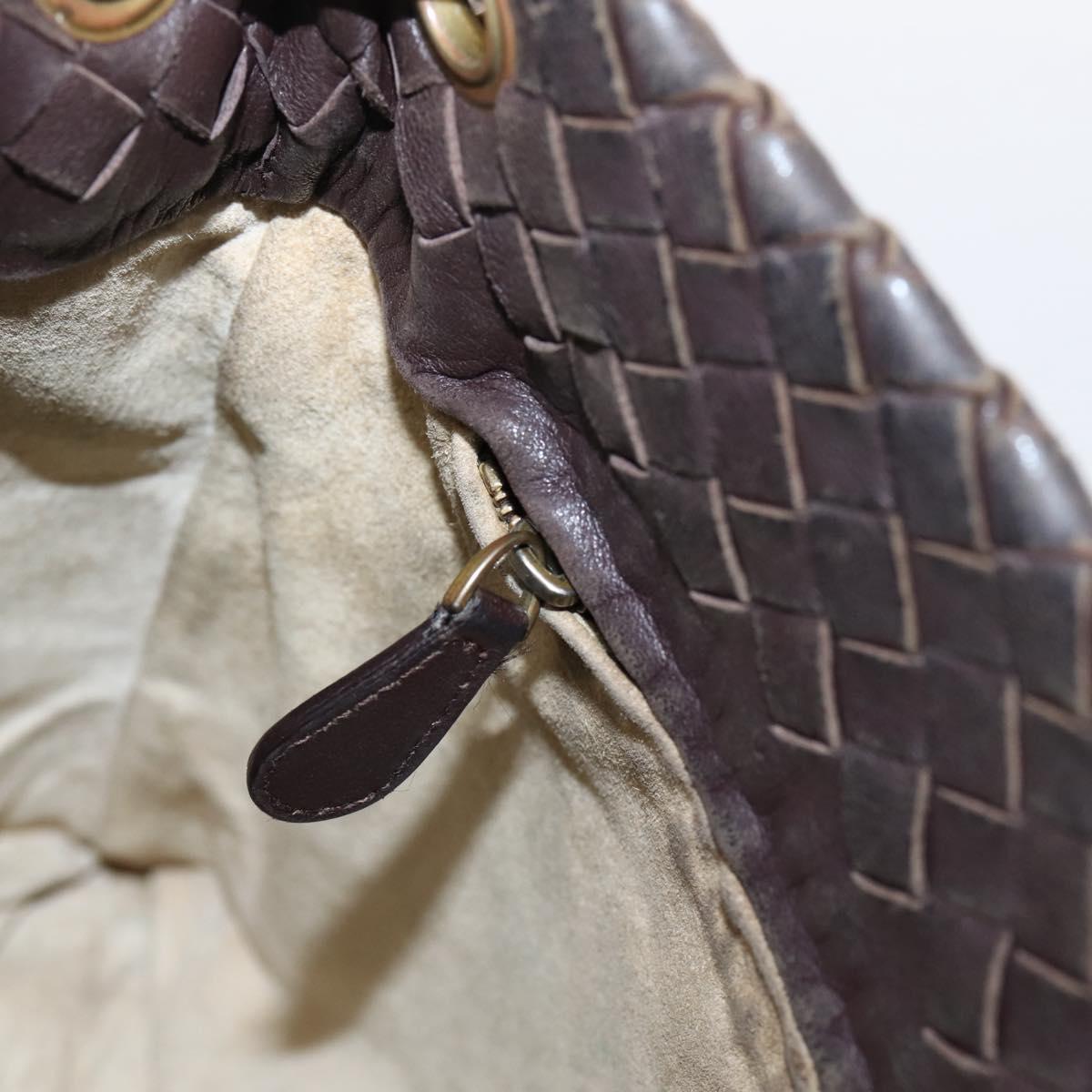 Bottega Veneta Intrecciato Brown Shoulder Bag