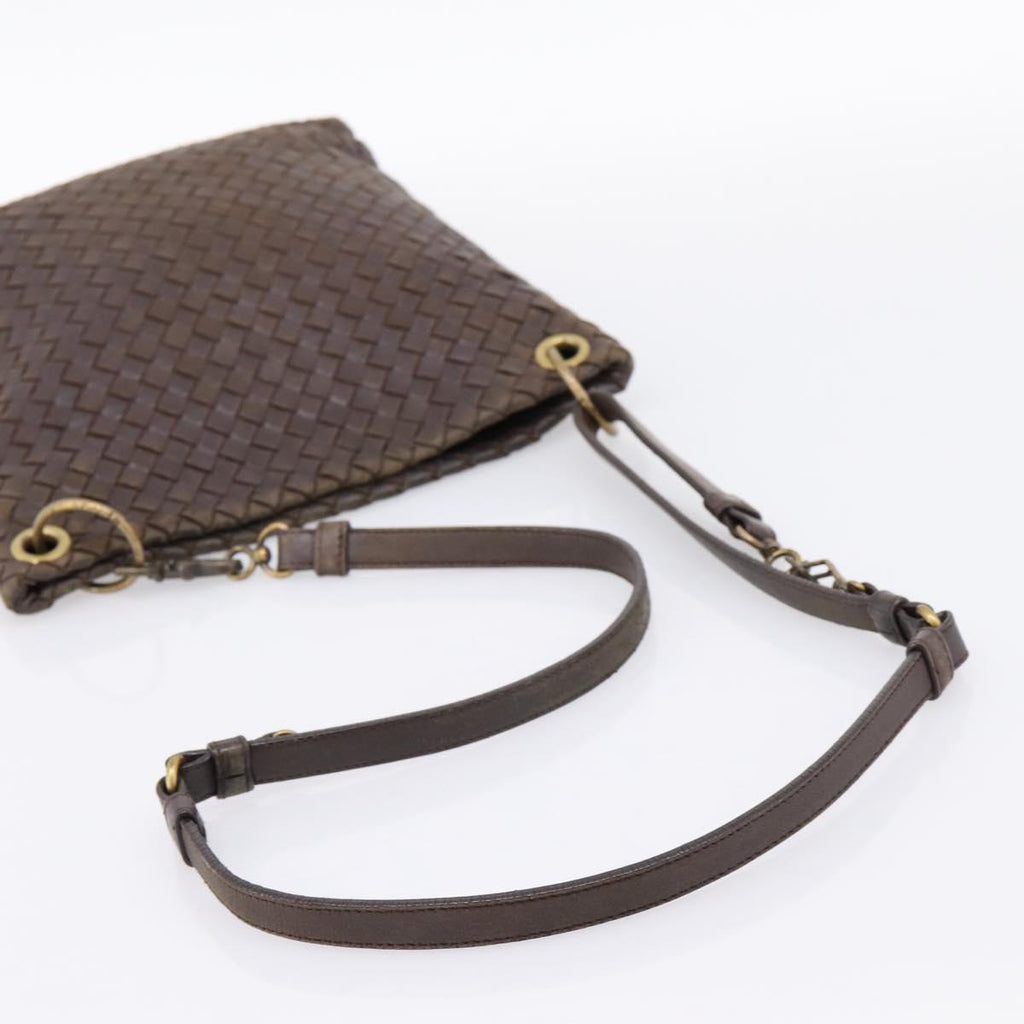 Bottega Veneta Intrecciato Brown Shoulder Bag