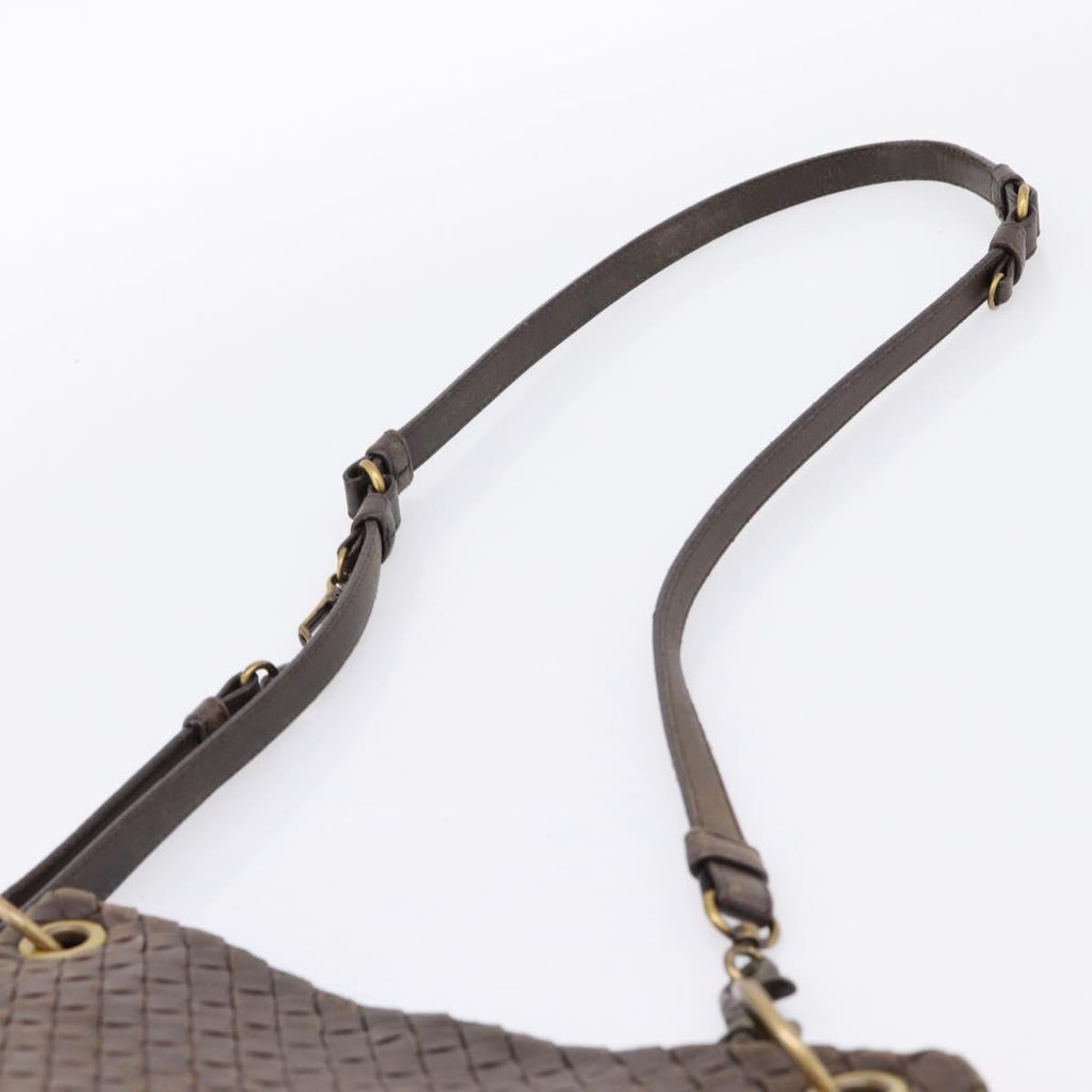 Bottega Veneta Intrecciato Brown Shoulder Bag