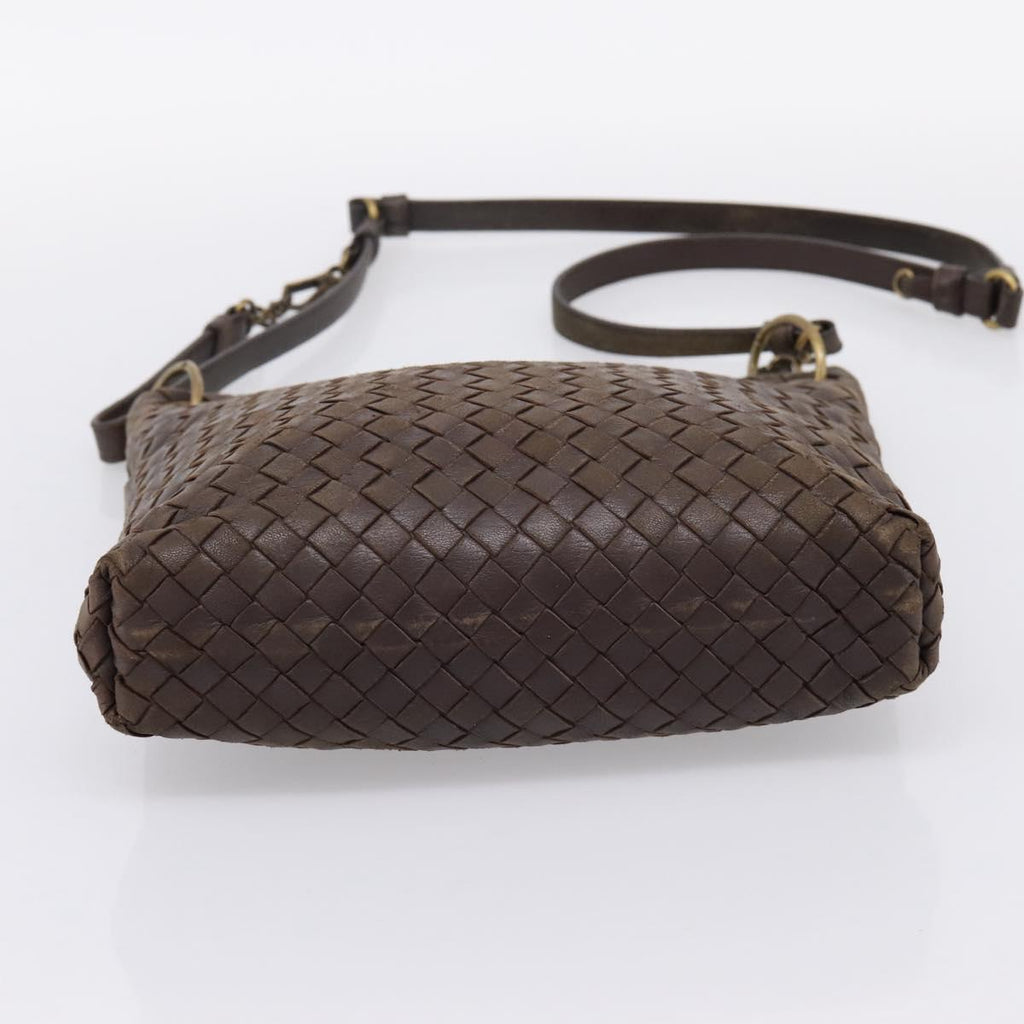 Bottega Veneta Intrecciato Brown Shoulder Bag