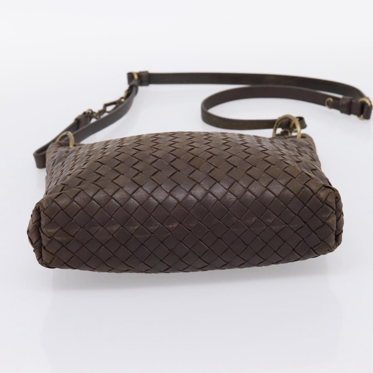 Bottega Veneta Intrecciato Brown Shoulder Bag