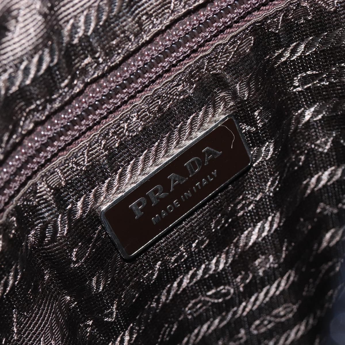 Prada Purple Tweed Handbag