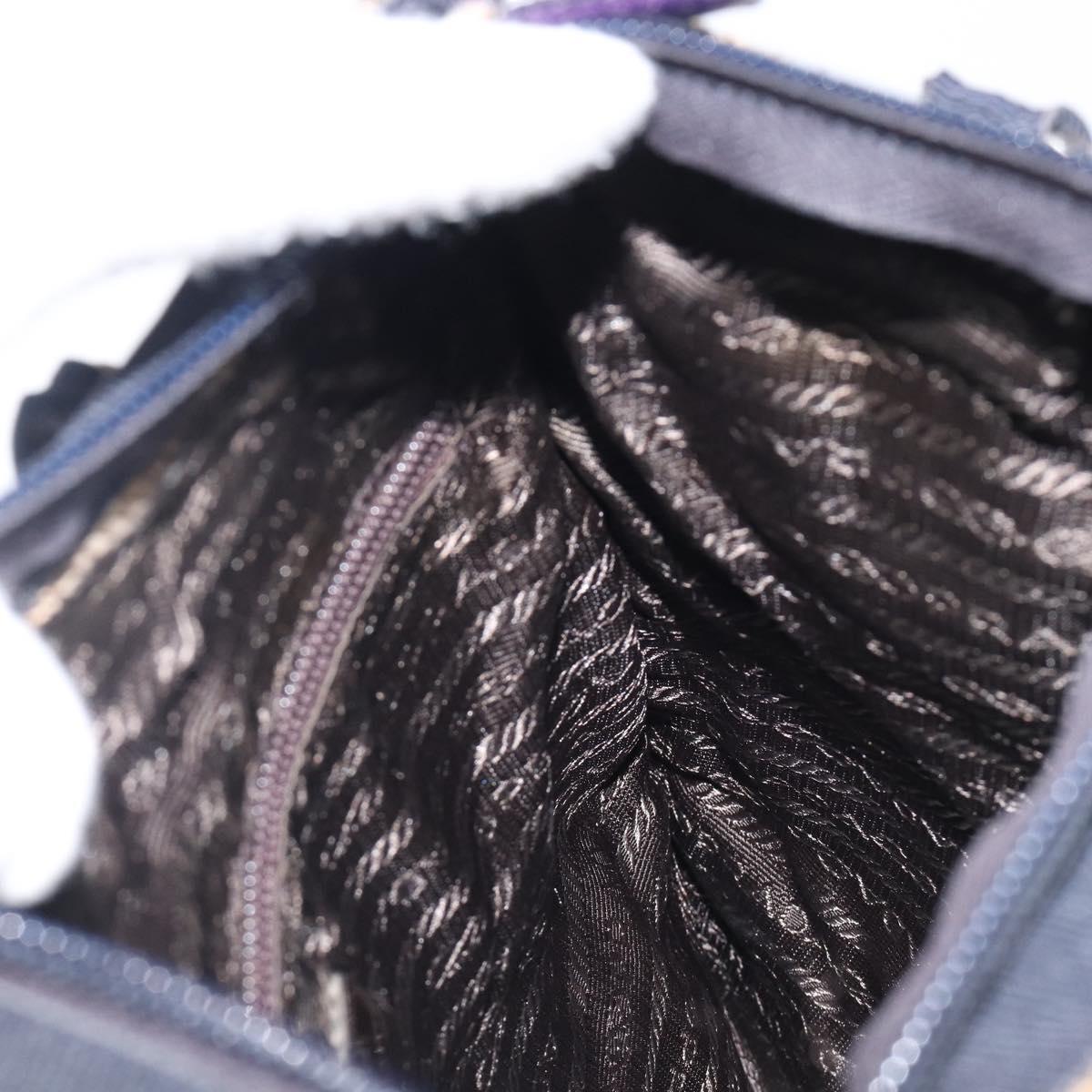 Prada Purple Tweed Handbag