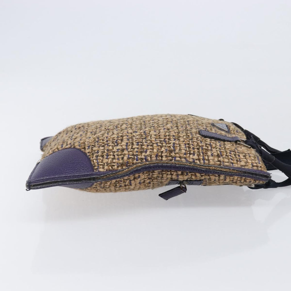 Prada Purple Tweed Handbag