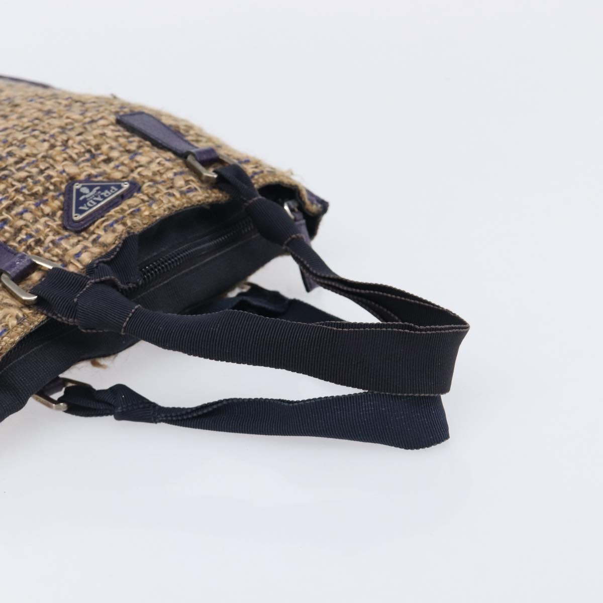 Prada Purple Tweed Handbag