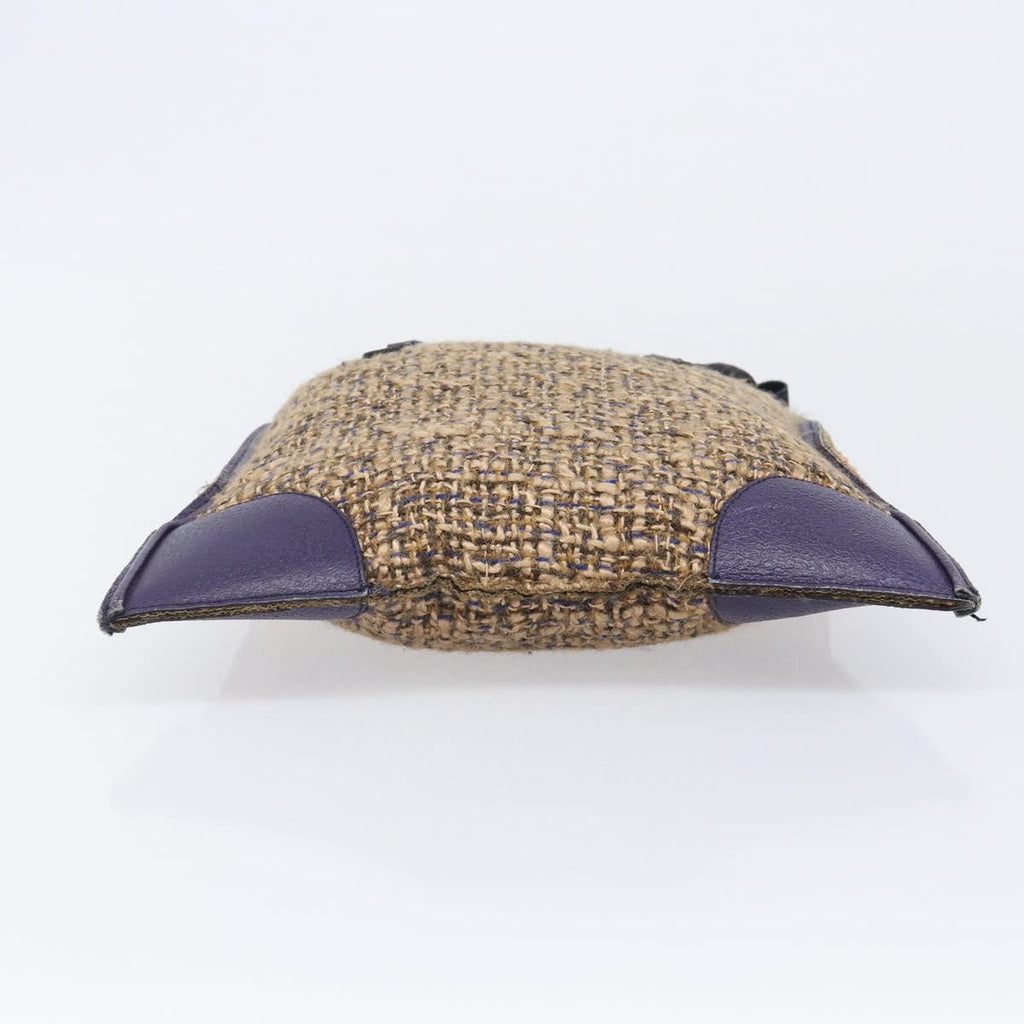 Prada Purple Tweed Handbag