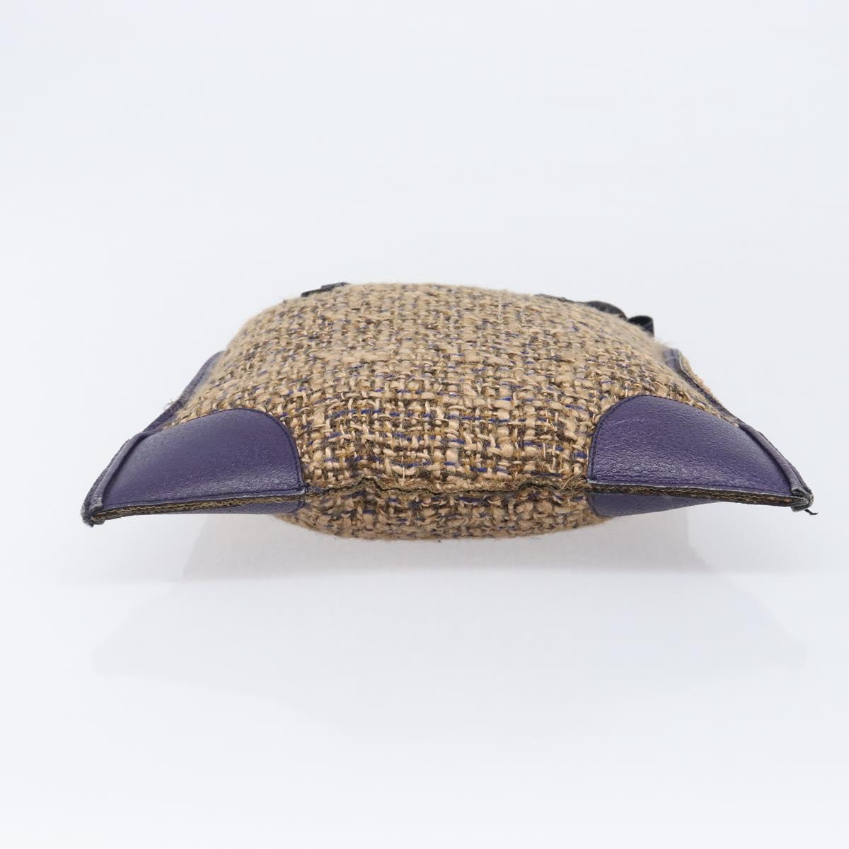 Prada Purple Tweed Handbag