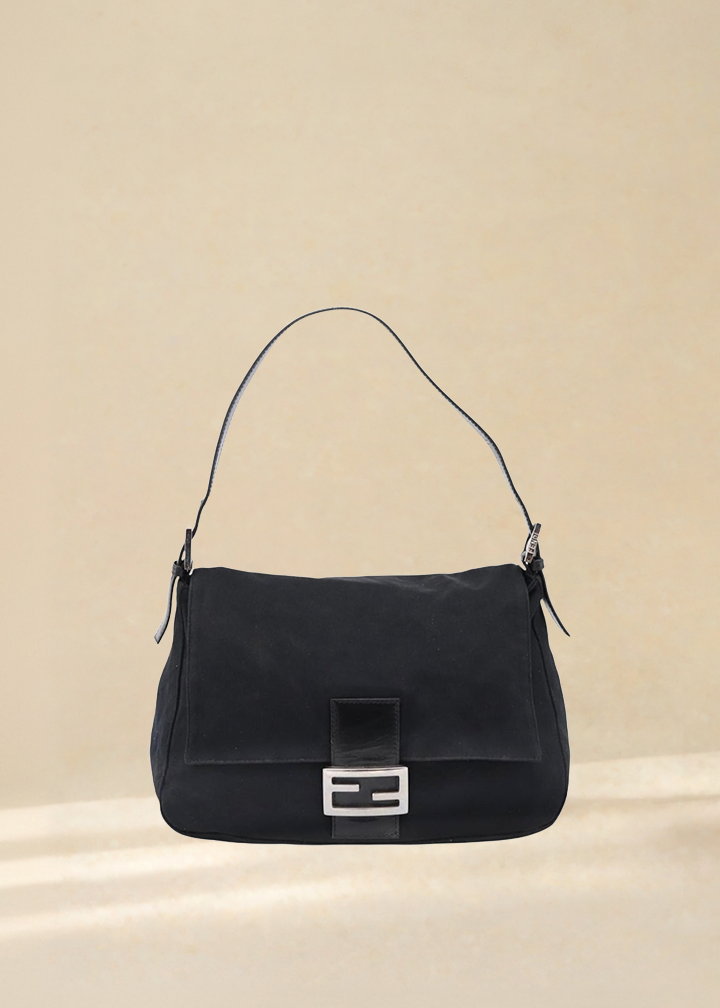 Fendi Black Mama Baguette