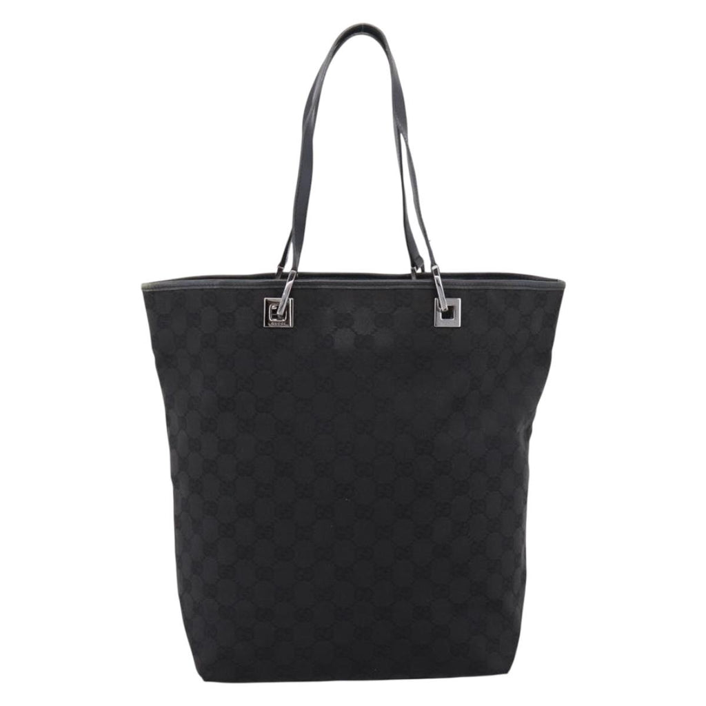 Gucci Black Monogram Tote