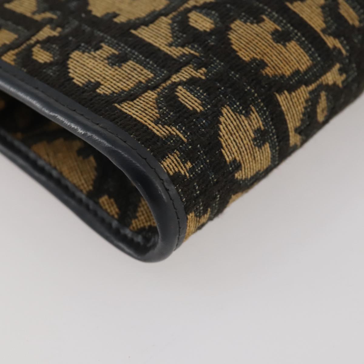 Dior Navy Trotter Snap Clutch