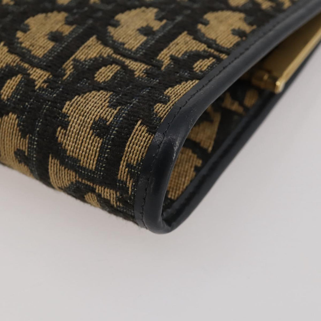 Dior Navy Trotter Snap Clutch