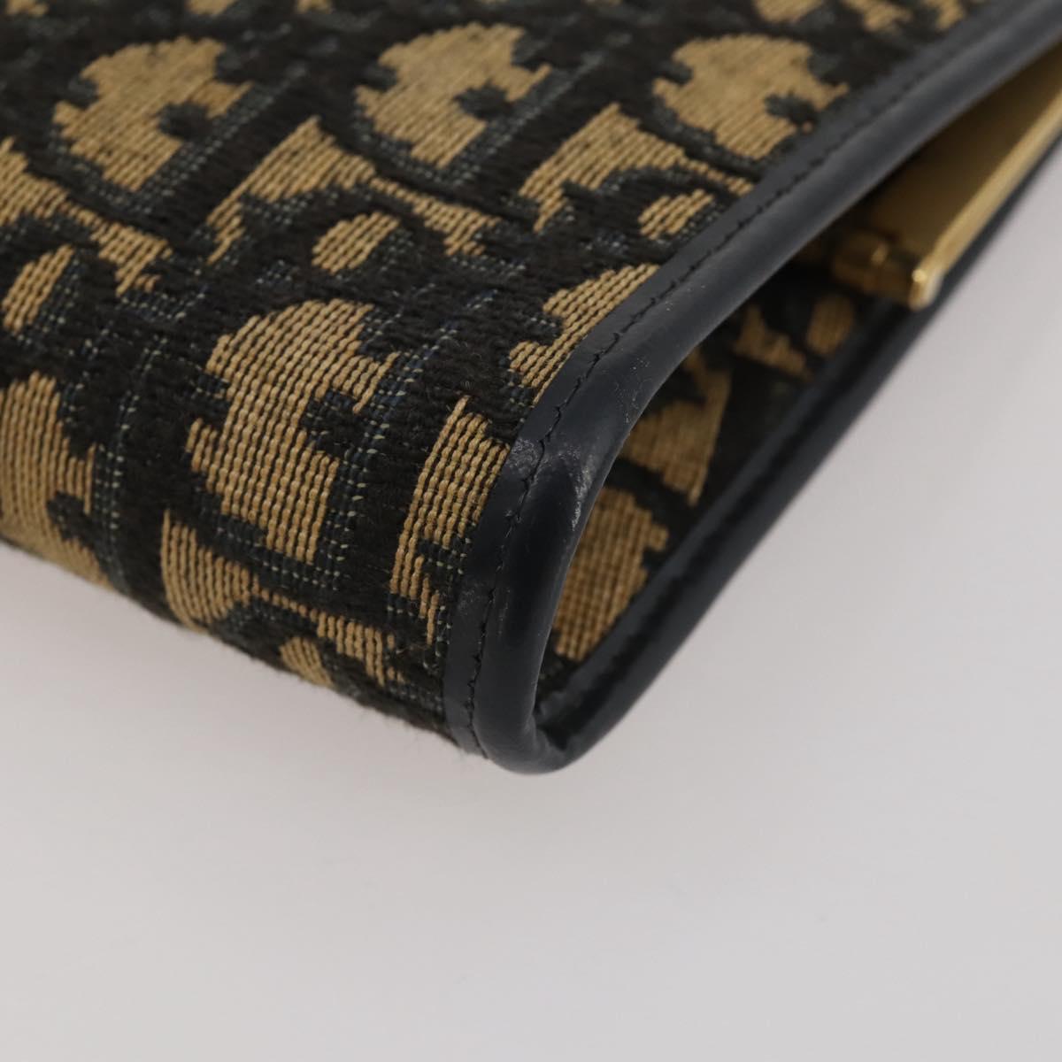 Dior Navy Trotter Snap Clutch