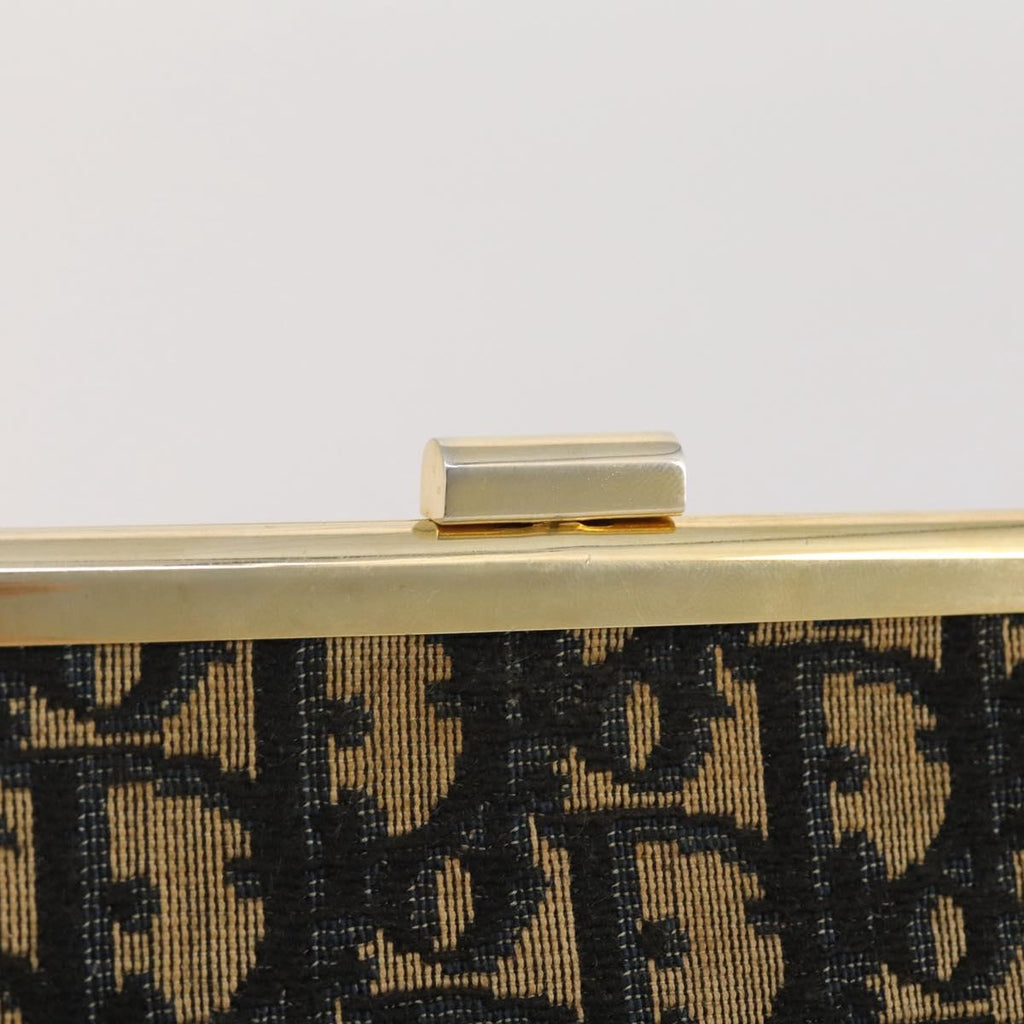 Dior Navy Trotter Snap Clutch