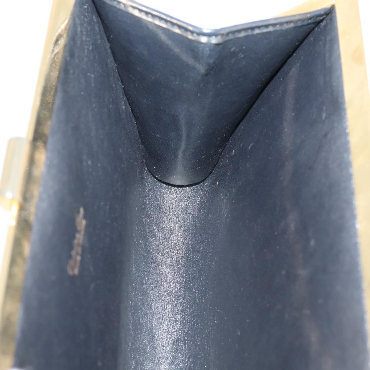Dior Navy Trotter Snap Clutch