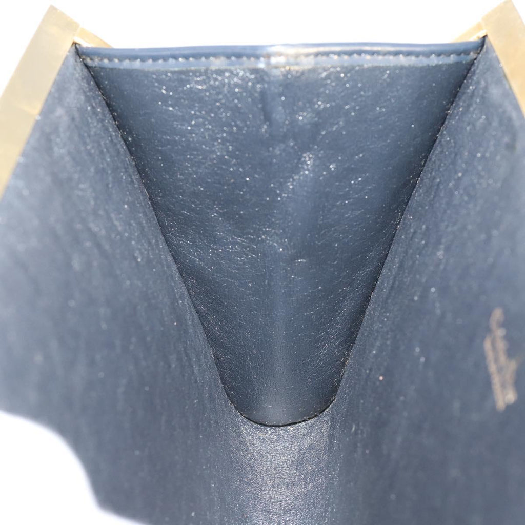 Dior Navy Trotter Snap Clutch